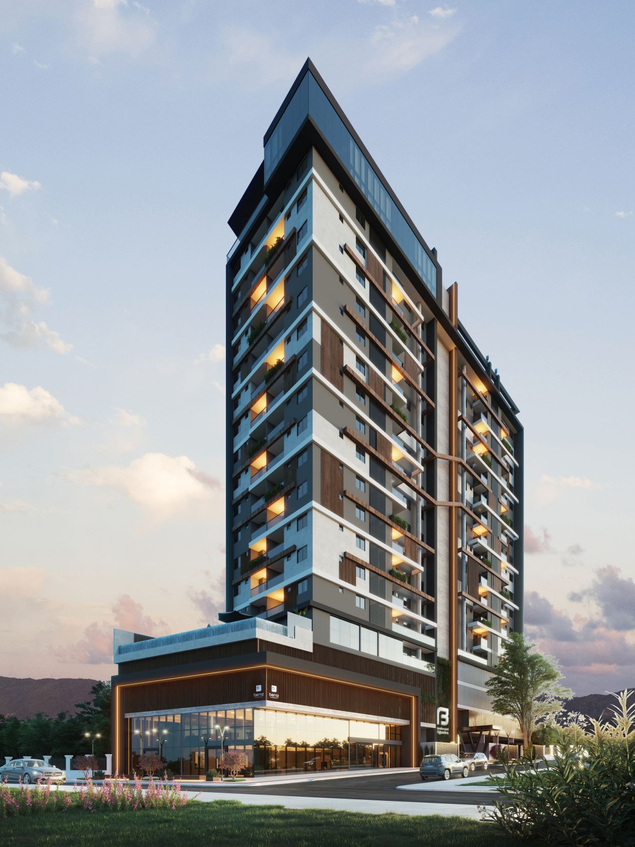 Fachada da torre Boulevard Figueira